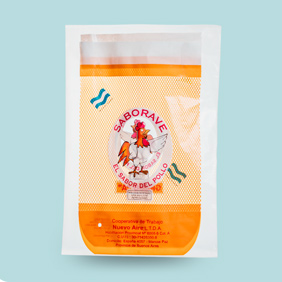 Bolsa impresa para pollo